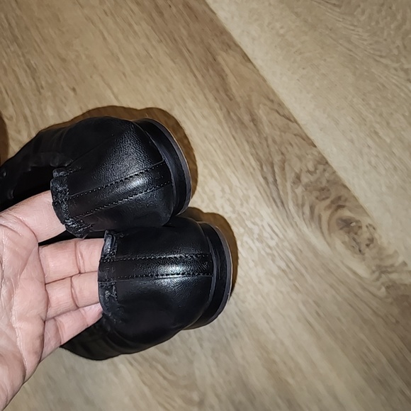 AGL BLACK MADE IN ITALY REAL LEATHER BALLET FLATS EUC EU39 - Picture 7 of 11
